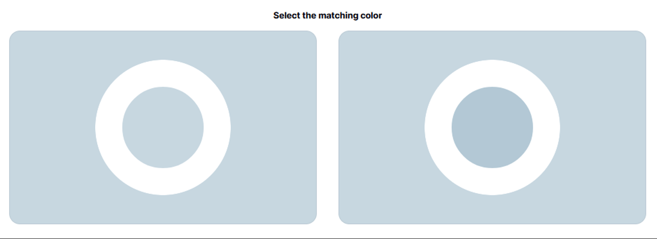Color Matching UXCel game example